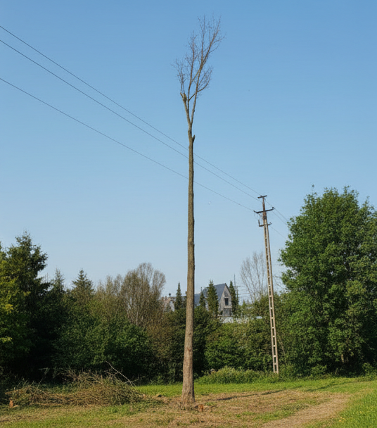 Wycinka drzew - praca 3